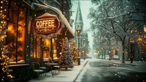 Новогодний джаз, уютная зимняя атмосфера, хорошая музыка для отдыха