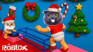 УБЕГАЮ ИЗ РОЖДЕСТВЕНСКОГО ДЕТСКОГО САДА ОТ ЗЛОЙ НЯНИ в РОБЛОКС | Командный Побег в Roblox