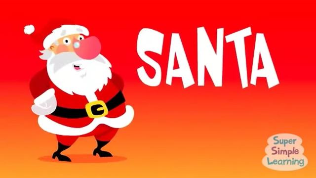 S-A-N-T-A Christmas Version of B-I-N-G-O Super Simple Songs смотреть онлайн