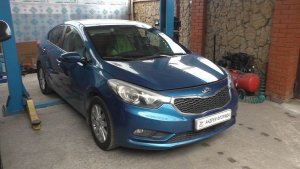 Недожим сцепления плохо включаются передачи на Kia Cerato 1,6 Киа Церато 2013