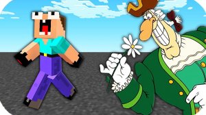 НУБ ЗАТРОЛЛЕН НЕВИДИМЫМ ПРО И ДОКТОРОМ ЛИВСИ В МАЙНКРАФТ