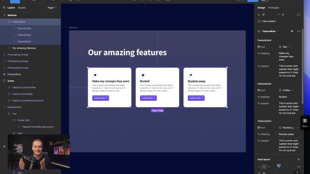 016 How to use bubble properties in Figma (free preview of Figma Academy) смотреть онлайн