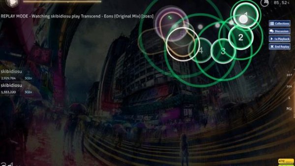 OSU - hardest: 6.59 — Transcend - Eons (Original mix)