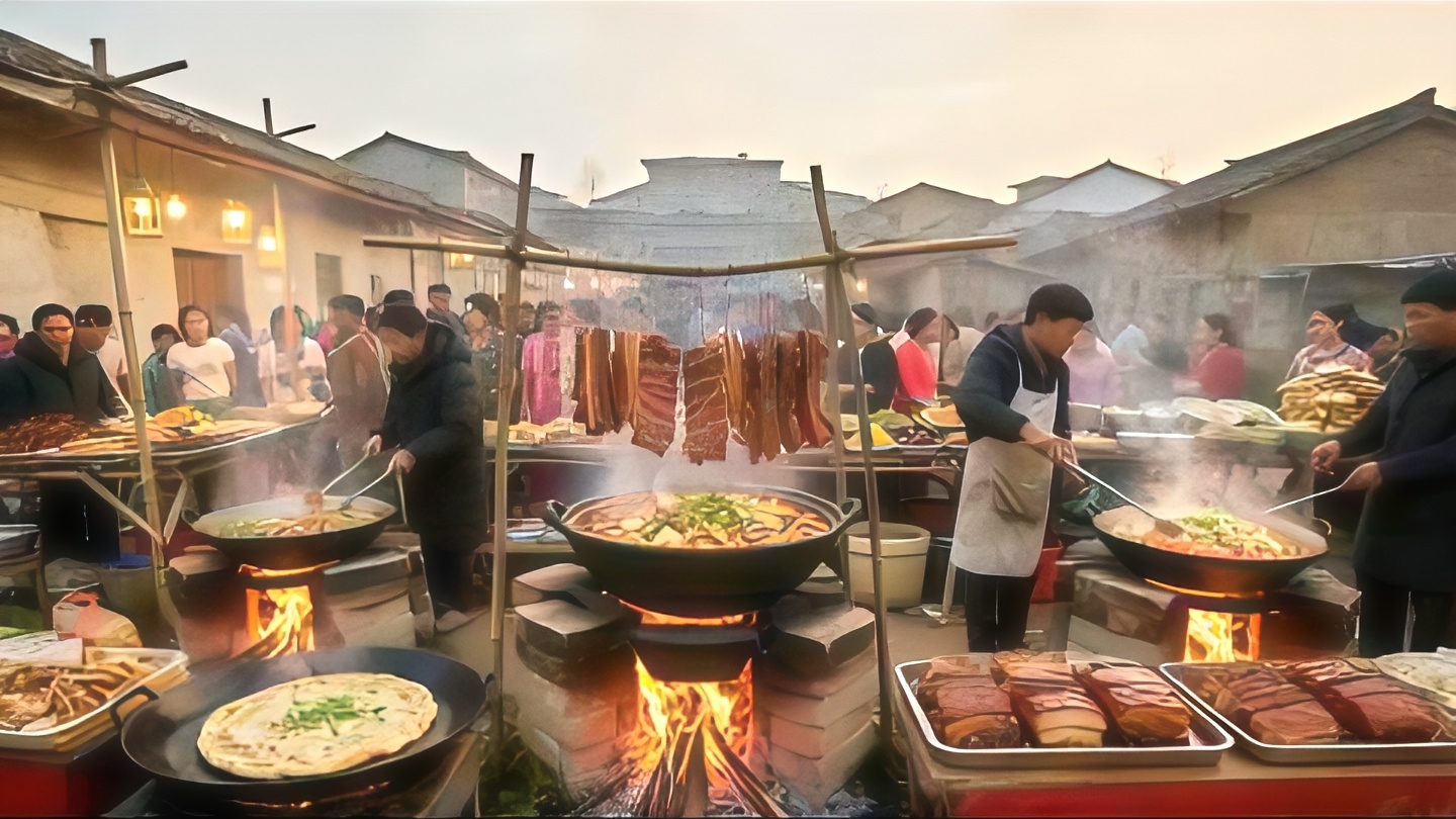 Рынок на котором очень любят покупать еду китайцы. Китай. Чунцин. Жизнь в Китае смотреть онлайн