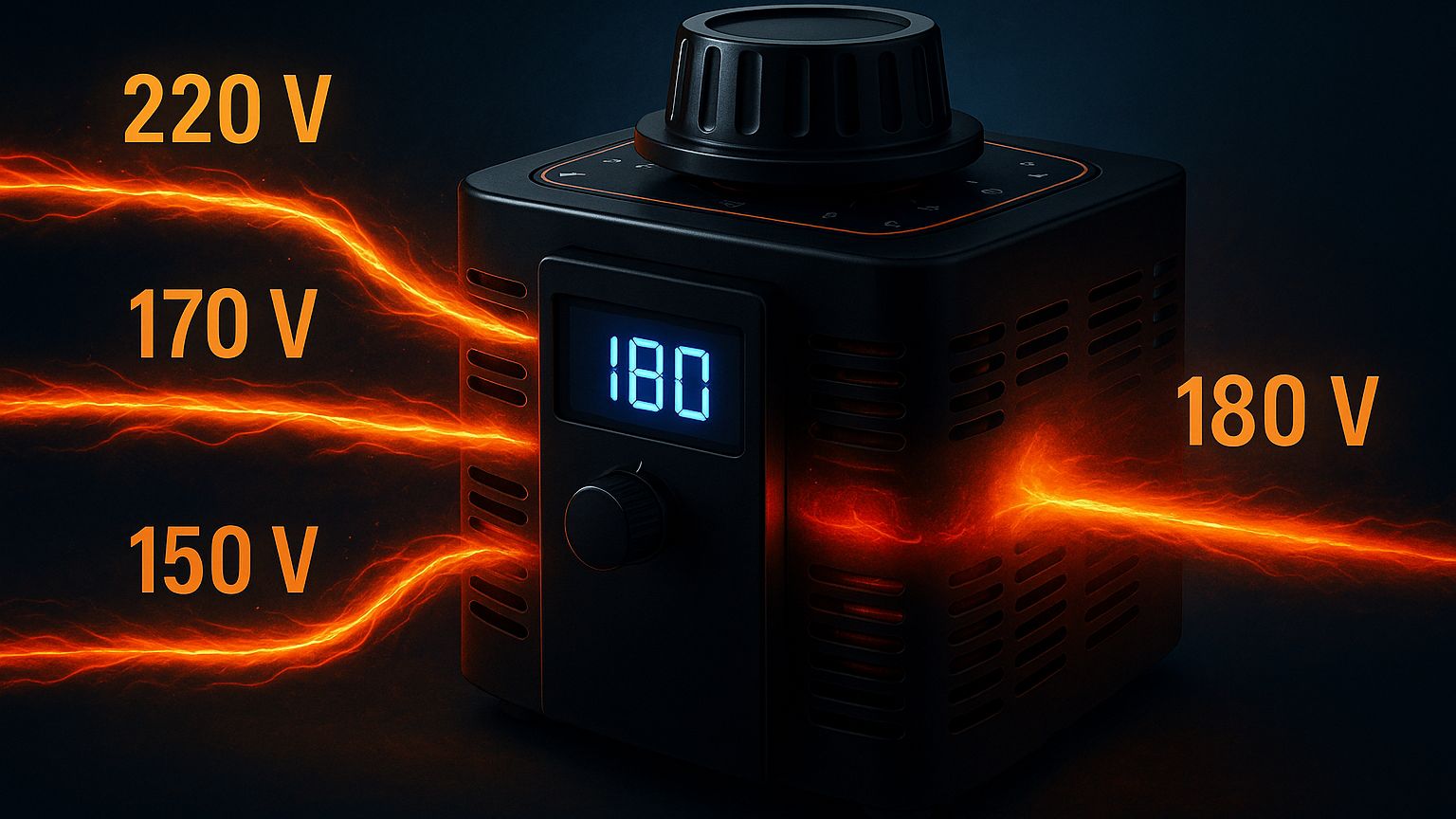 Работа ЛАТРа SUNTEK при нестандартном ВХОДНОМ напряжении!