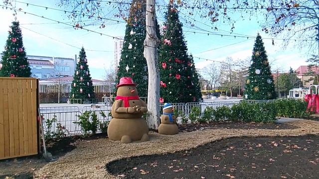 Новогодние песковики в Анапа 2025-2026