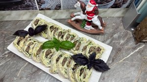 🎄ШИКАРНАЯ ЗАКУСКА! ИЗУМИТЕЛЬНО ВКУСНЫЙ РУЛЕТ на ПРАЗДНИЧНЫЙ СТОЛ!!