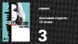 Анатомия страсти 13 сезон 3 серия (сериал, 2013)