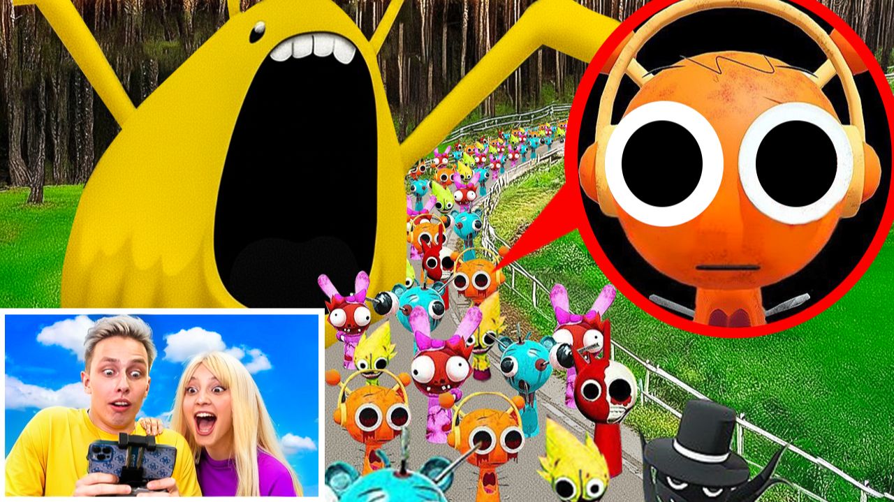 мой дрон снял ВСЕ СПРУНКИ НАПАЛИ НА БОЛЬШОГО СПРУНКИ ПОЖИРАТЕЛЯ -помогите-- смотреть онлайн