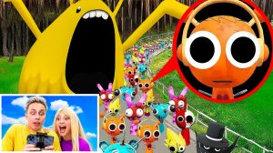 мой дрон снял ВСЕ СПРУНКИ НАПАЛИ НА БОЛЬШОГО СПРУНКИ ПОЖИРАТЕЛЯ -помогите--