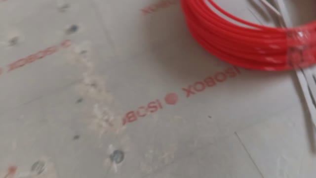 Начали делать тёплый пол . смотреть онлайн