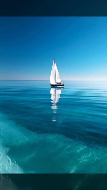 Футаж. Море. Парусник. Яхта. смотреть онлайн