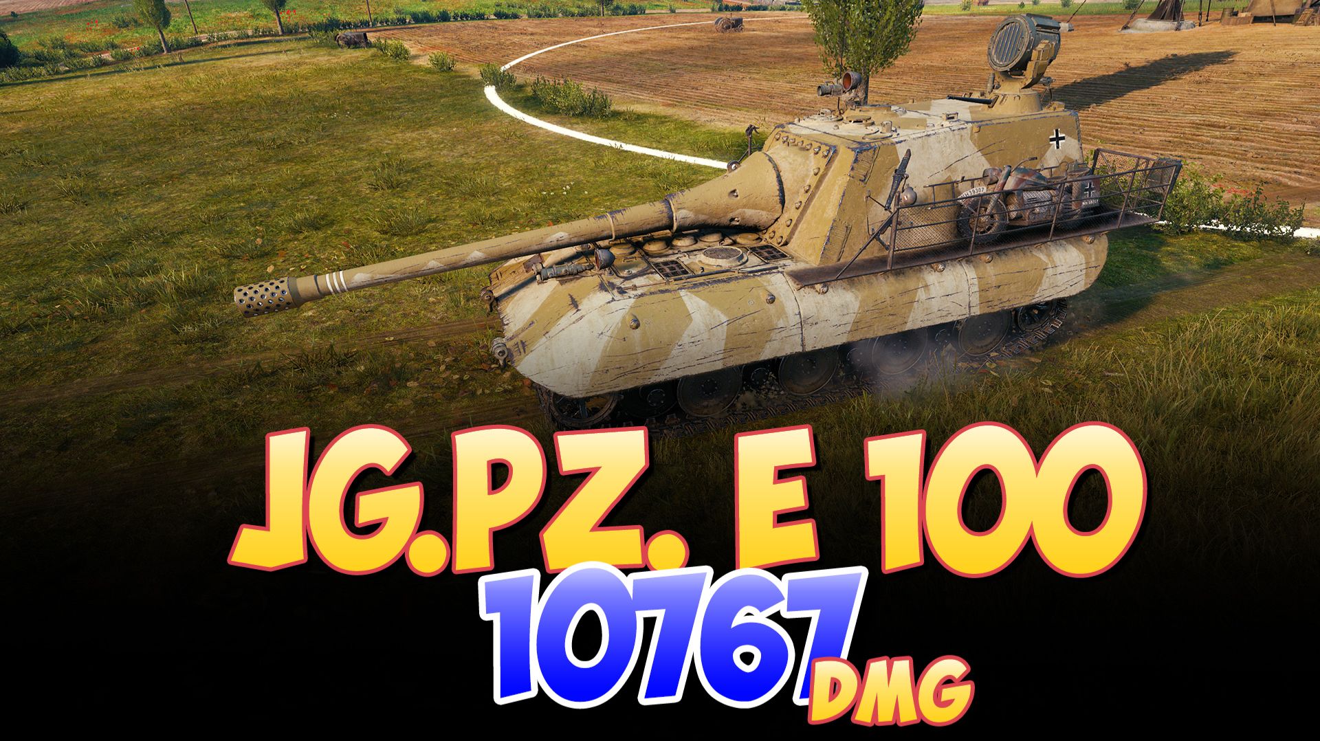 Jg.Pz. E 100 - 4 Фрагов 10.7K Урона • Мир Танков смотреть онлайн