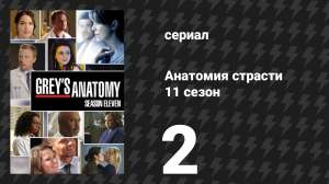 Анатомия страсти 11 сезон 2 серия «Недостающая часть головоломки» (сериал, 2014)