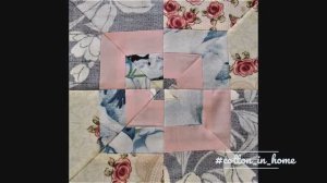 Простой и эффектный лоскутный блок: Квадрат из полос МК от Екатерины