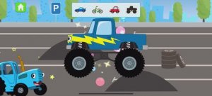Синий трактор. Учим личный транспорт. Увлекательная игра