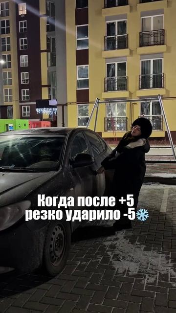Сталкивались с тем, что примерзла ручка на двери ?❄️ смотреть онлайн