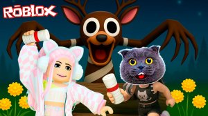 Спасла раненого оленя в 99 ночей в лесу в Роблокс. 99 Nights in the Forest в Roblox