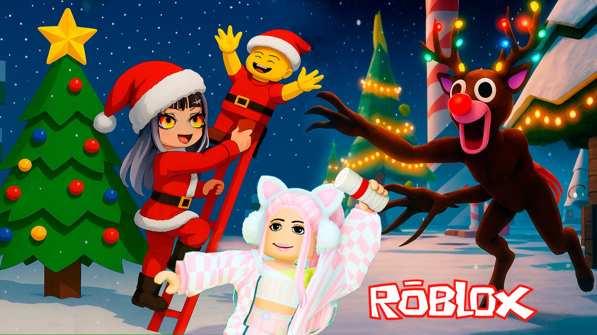 Спасла всех эльфов в 99 ночей в лесу в Роблокс. Рождество в 99 Nights In The Forest в Roblox