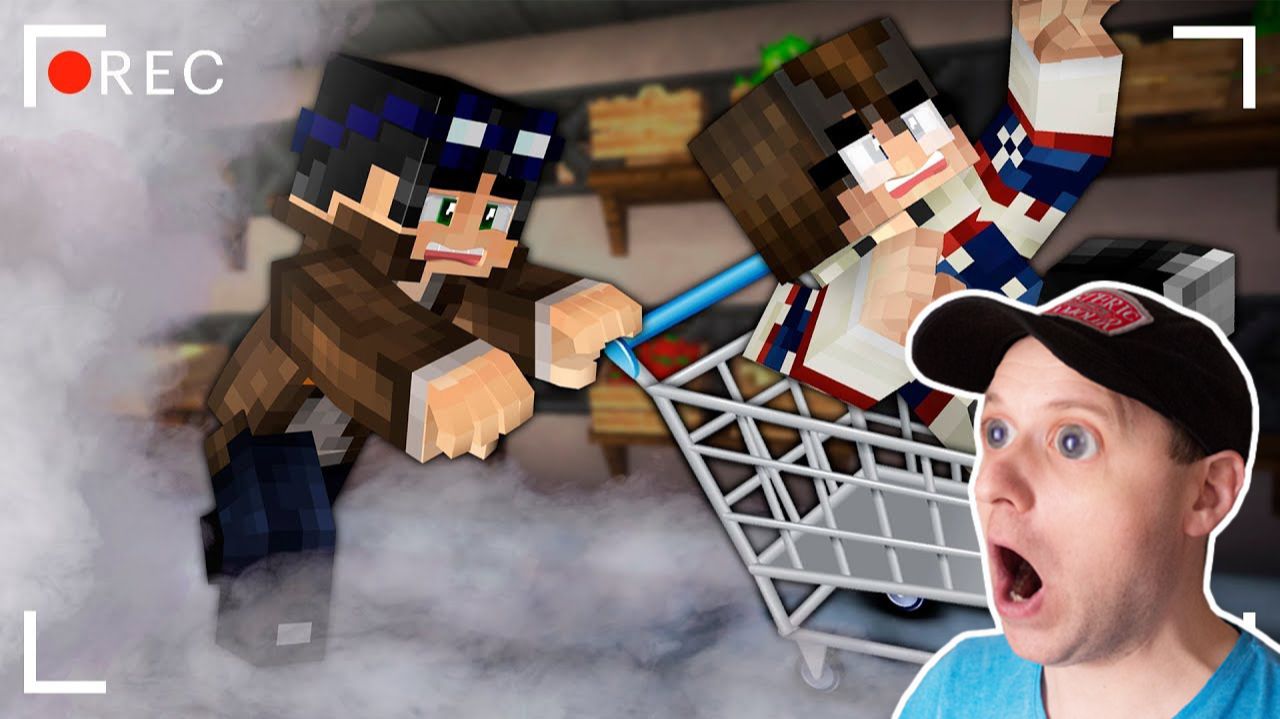 СТРАННЫЙ ТУМАН В СУПЕРМАРКЕТЕ 😱  МГЛА [ЧАСТЬ 1] - СТРАШИЛКИ МАЙНКРАФТ