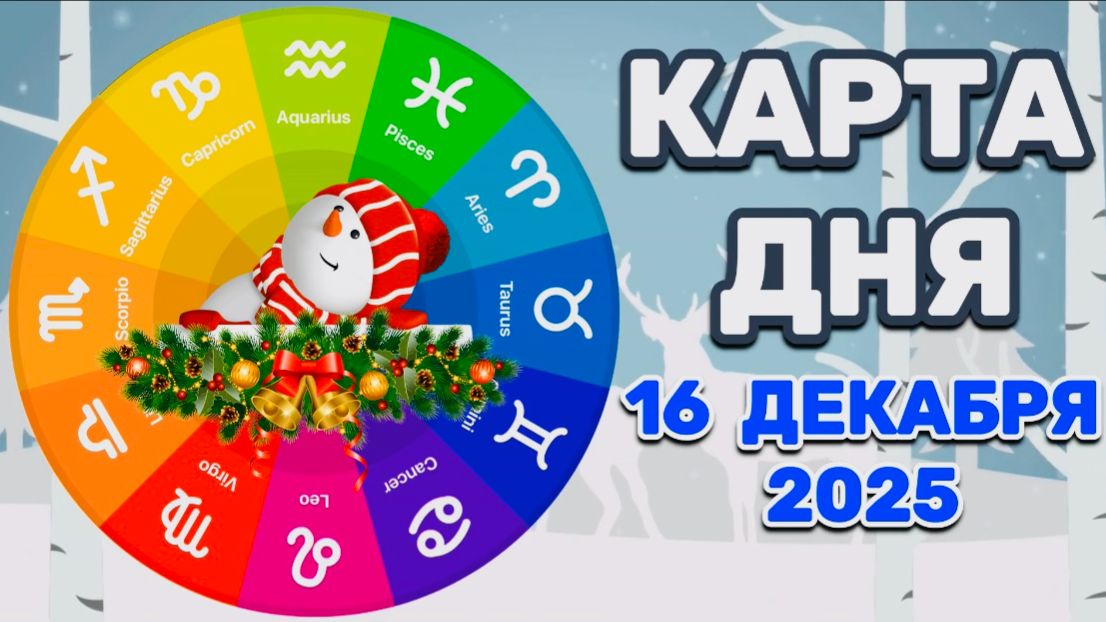 "КАРТА ДНЯ" на 16 ДЕКАБРЯ 2025 года (Оракул ЛЕНОРМАН)!!! смотреть онлайн