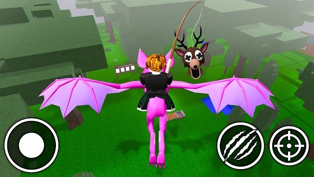 Играем за летучую мышь — секретного приручаемого оленя в «99 ночей в лесу» Анимация Роблокс смотреть онлайн