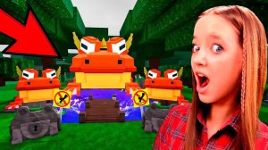 СРАЗИЛАСЬ С САМОЙ СИЛЬНОЙ ЖАБОЙ В 99 НОЧЕЙ В ЛЕСУ РОБЛОКС! КВИНКА СТАЛА ЖАБОЙ!