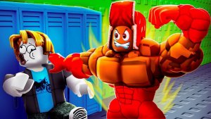 😱 МОЙ ДРУГ СТАЛ КАЧКОМ И ОТОМСТИЛ ВСЕМ ХУЛИГАНАМ! ROBLOX