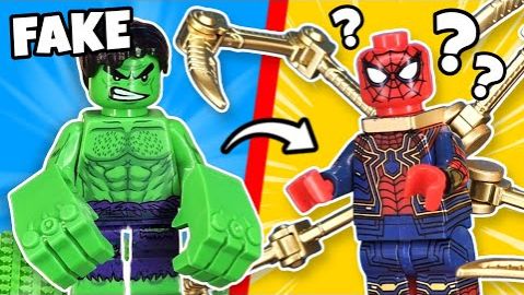 Лего Распаковка поддельных супергероев LEGO Мстители... смотреть онлайн