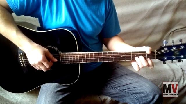 Первая любовь. Грустная песня о любви на гитаре. смотреть онлайн