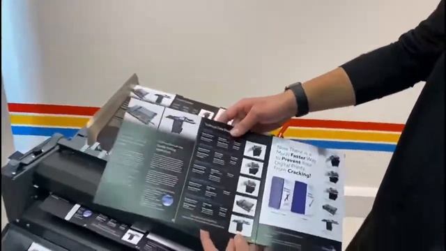 Бигование на машине CreaseStream Auto Plus (14 000 бигов в час)