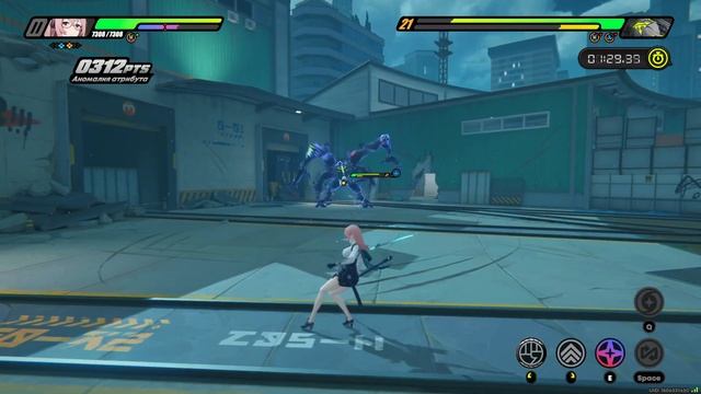 Zenless Zone Zero Янаги Vs Мясник 100% HP
