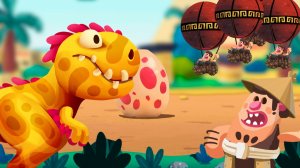 Динозавры атакуют защити яйцо от троглодитов сложные уровни кейсы