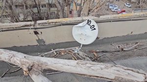 Как шторм ломает тарелки Триколор