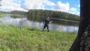 Рыбалка на спининг в Карелии! Окунёвая рыбалка!Спининг трещал от окуней!Крючки впивались в рожу!