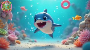 Бэйби Шарк. Весёлая детская песенка Рекикс. Бэби шарк