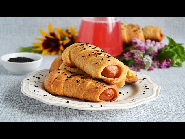 ДОМАШНИЕ БЫЛИ ТАК РАДЫ - СЛОВАМИ НЕ ПЕРЕДАТЬ! 😍 Сосиски в слоеном дрожжевом тесте смотреть онлайн