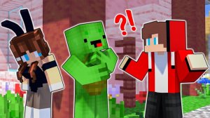 Сестра Джей Джей превратилась в черного кролика - Майнкрафт Анимация