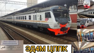 Электропоезд ЭД4М ЦППК на Московской ЖД