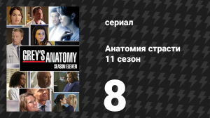 Анатомия страсти 11 сезон 8 серия «Риск» (сериал, 2014)