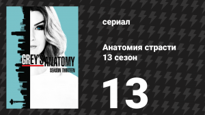 Анатомия страсти 13 сезон 13 серия (сериал, 2013)