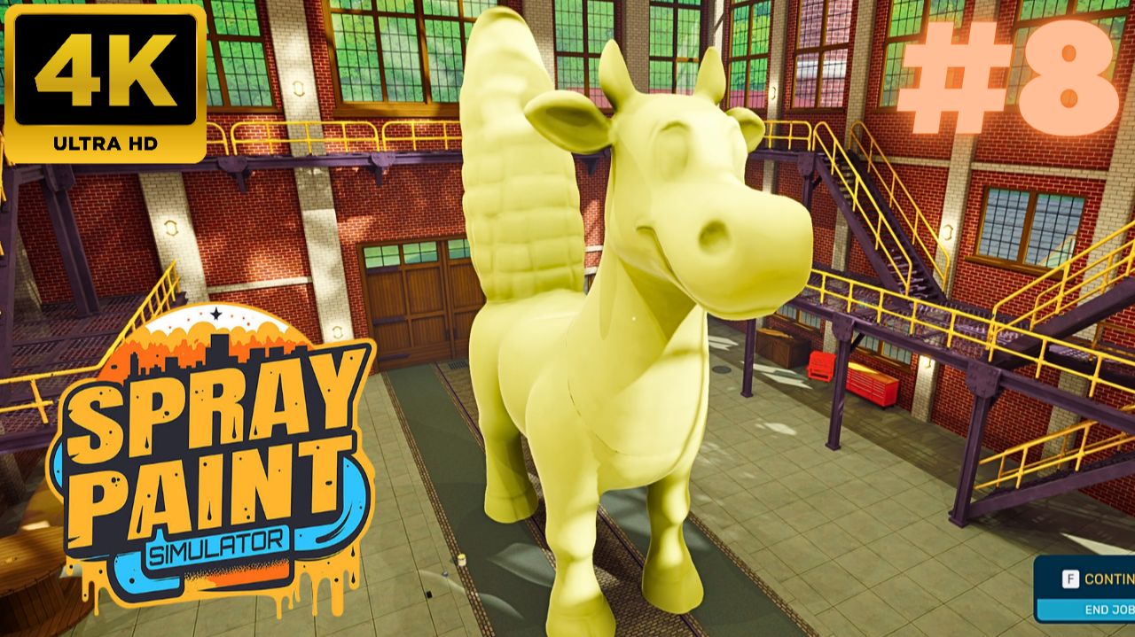 Spray Paint Simulator: Sculpture #8 (4K)