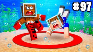 😱 МЫ ЗАСТРЯЛИ ПОД ВОДОЙ НА 99 НОЧЕЙ В МАЙКРАФТ!