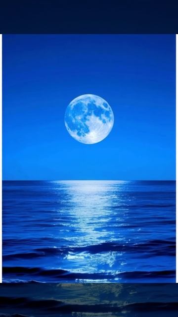 Футаж. Море. Луна. смотреть онлайн