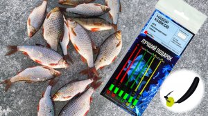 ТЕСТ новых ЦВЕТНЫХ кивков и мормышки "УРАЛКА ЯРГИНА". БАТОНЫ ОЦЕНИЛИ !