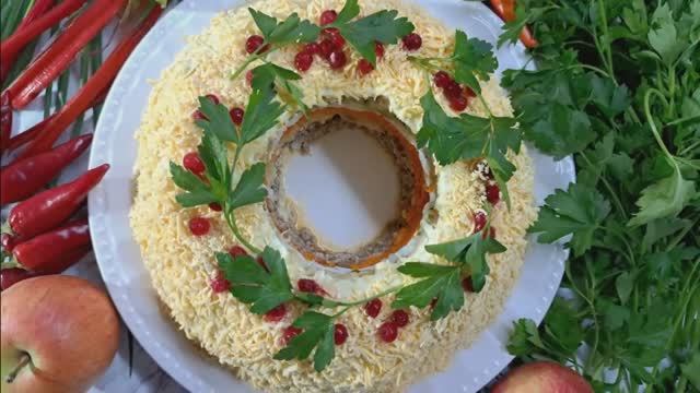 7 рецептов для новогоднего стола! Горячее, 2 салата, канапе, бутерброды-бантики, апельсиновое желе! смотреть онлайн