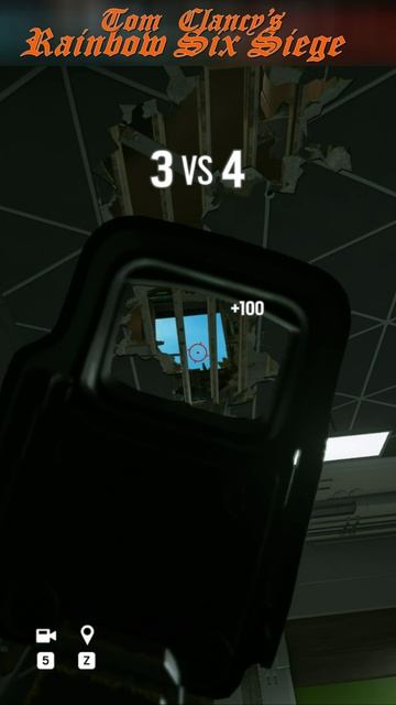 THEY DIDN'T KNOW I WAS BELOW! 2 Kills Through Ceiling Rainbow Six Siege смотреть онлайн