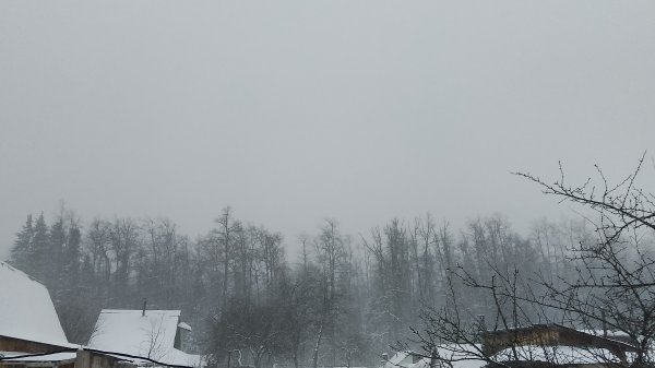 Ждали снега? Получите! Зимняя дача.