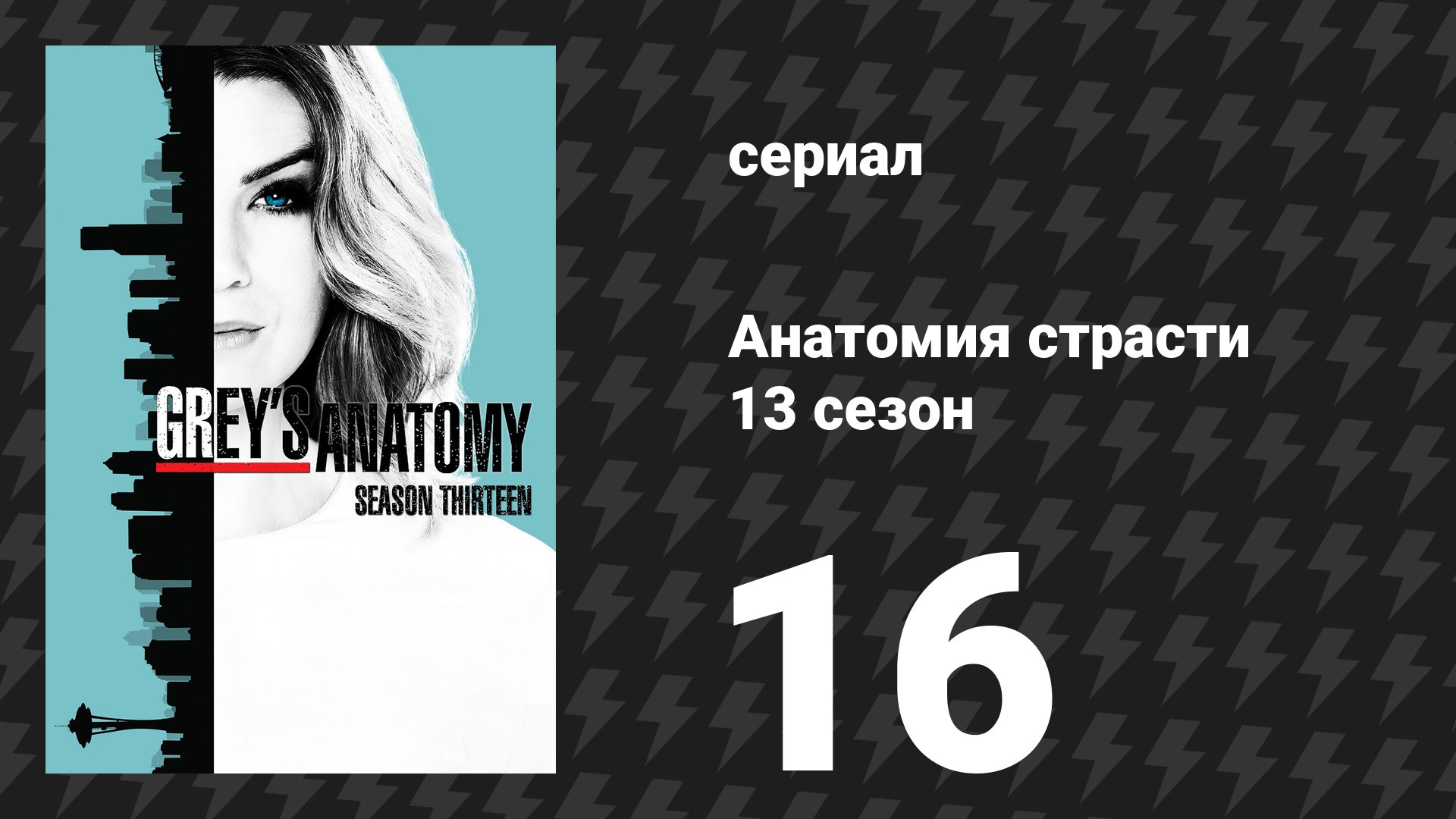 Анатомия страсти 13 сезон 16 серия (сериал, 2013)