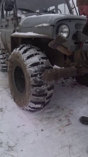 Арктический фитнес: ледяной сброс веса вездехода!